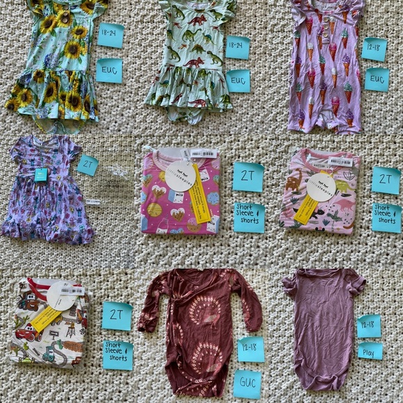 Bamboo clothing (Little Sleepies, Posh Peanut, Kate Quinn, and similar brands) - Picture 7 of 9